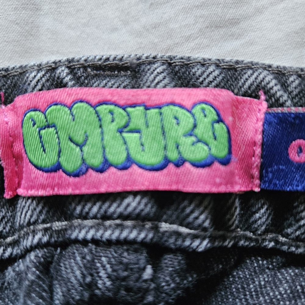 Empyer Black Cargo Skater Jeans100% Cotton Size:medium